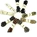 YFINE 31 Inch Round Waxed Dress Shoes Shoelaces Boots Shoe Laces Light Brown (2 Pair)