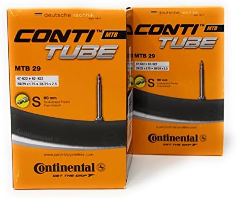 Highway 2 Set of 2 Continental Bike Tube (26"/27.5"/29"/700) bundled by Maven Gifts