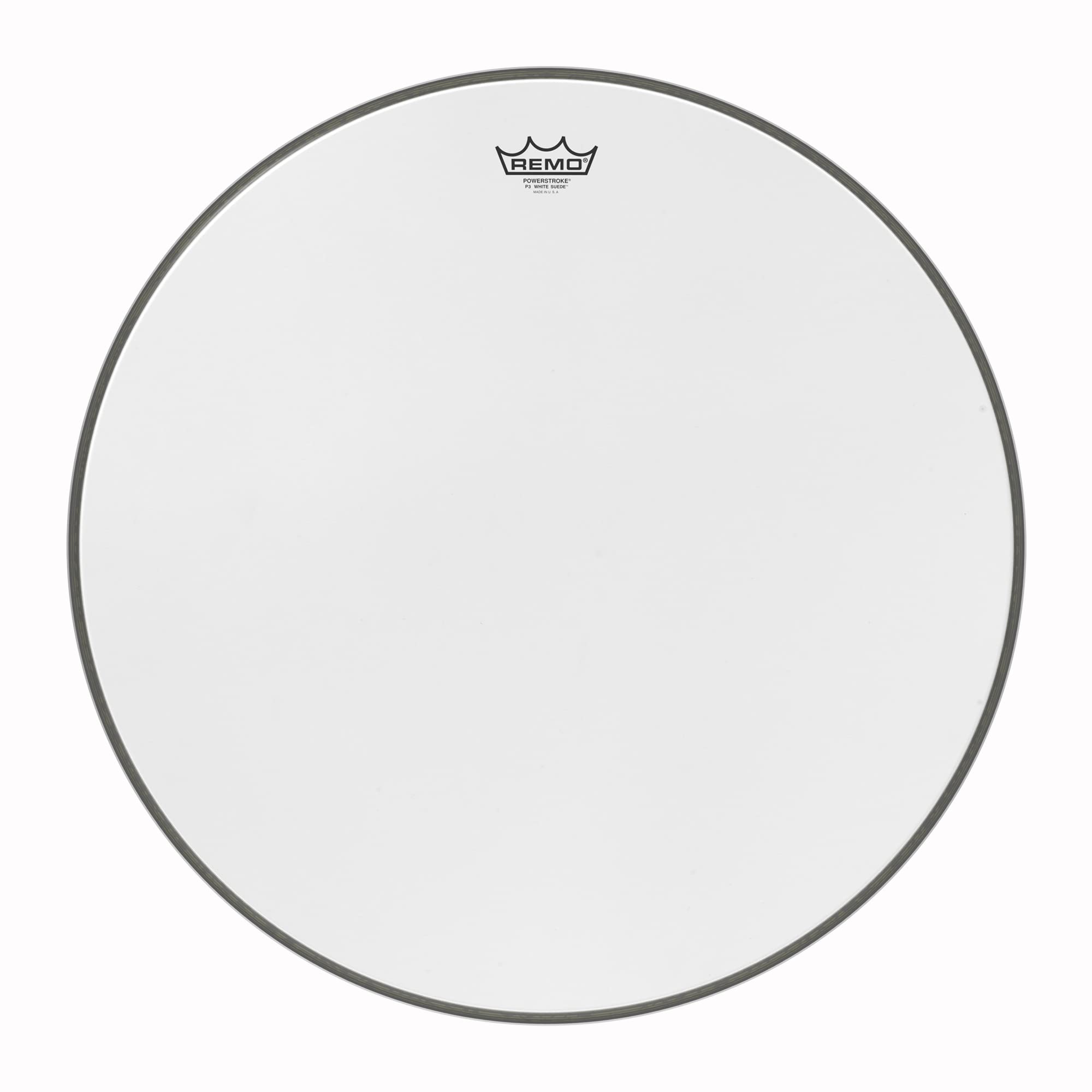 Remo drumhead Powerstroke 3 White Suede Bassdrum 22" P3-1822-WS