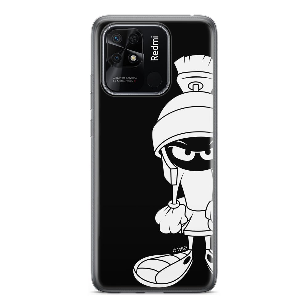 ERT GROUP mobile phone case for Xiaomi REDMI 10C original and officially Licensed Looney Tunes pattern Marwin 002 optimally adapted to the shape of the mobile phone, case made of TPU