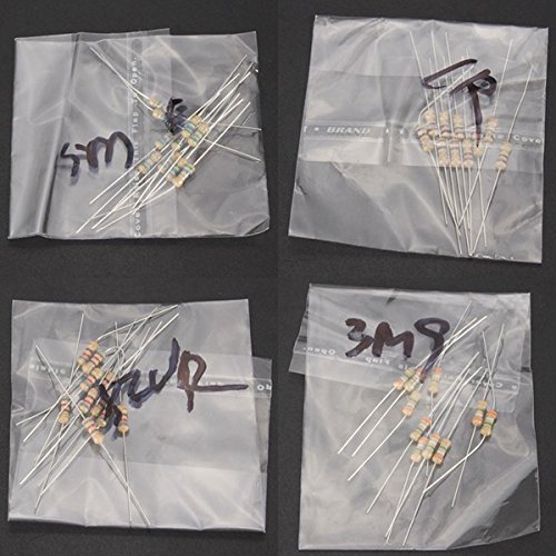860Pcs 1/4 Watt Resistor 86 Kinds Of Different Resistance E-12 Series Assortment Kits