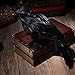 Halloween Black Feathered Crow Realistic Decorations Birds Figurine Statue Model (1PCS)