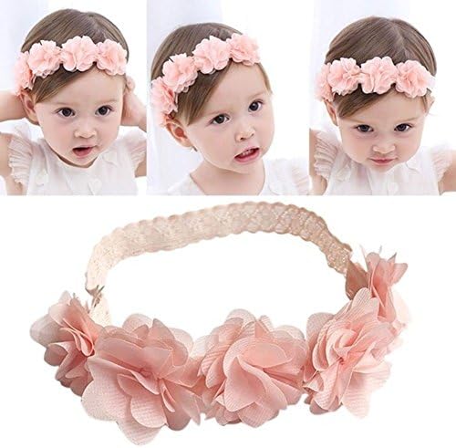 Baby Flower Headband, Cute Girl Lace Flower Hairband -Toddler Headwear Kids Headband Accessories()