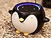 Penguin Holder Stand Mount Compatible with Alexa Echo Dot, Bose, Anker, Home Mini Round Speakers Accessories (Penguin Theme)