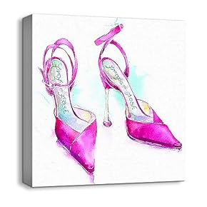 Canvas Wall Art Beautiful Abstract Heals Painting Artwork for Home Prints Framed - 12x12 inches
