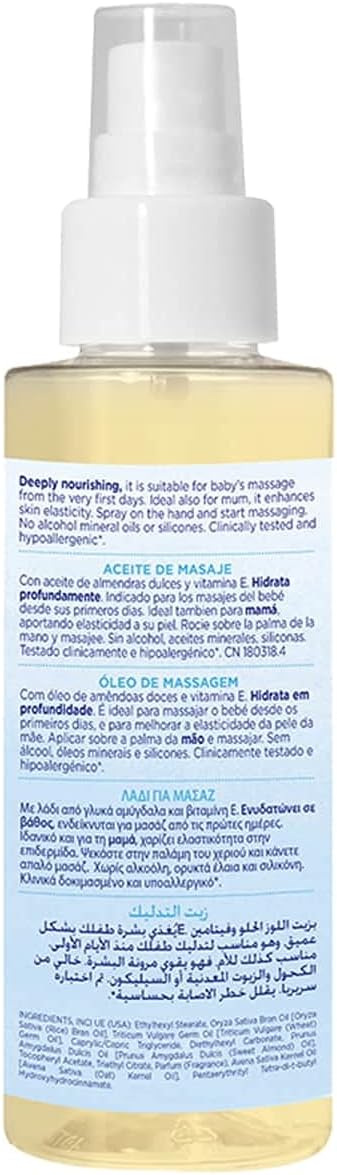 Chicco Natural Sensation - Aceite de masaje, 100 ml
