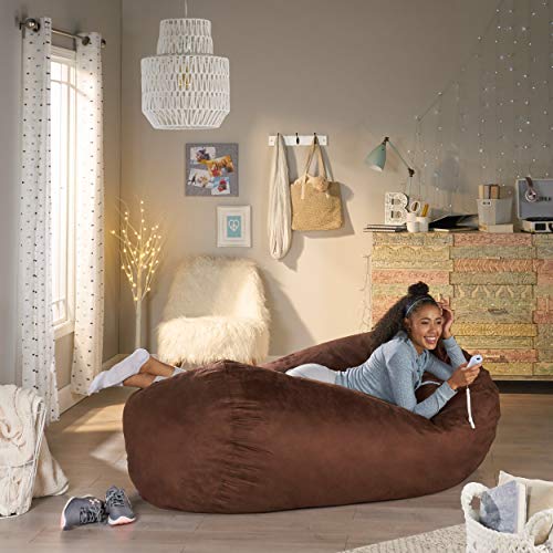 Christopher Knight Home Haley 6.5 Foot Bean Bag, French Roast Pricepulse