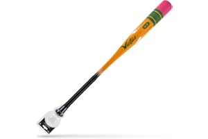 Victus Yardstick, Plastic Baseball Bat for Kids with Custom Plastic Ball, for Use on Turf or Grass, 2 5/8” Barrel and Soft Touch Grip, Lightweight Backyard Baseball Set, 32”