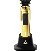 Andis 562310 Phenom Professional Cord/Cordless Beard &amp; Hair Trimmer, Gold | Brushless 7,200 SPM motor, Black DLC zero-gap T-blade, full metal housing, beard trimmer for men