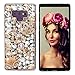Mavis's Diary Note 9 Case, Samsung Galaxy Note 9 Case, Full Edge 3D Handmade Luxury Bling Crytal Fashion Design Shiny Gem Pearl Rhinestone Diamond Crown Bag Hard Protective Plastic PC Cover - Crown