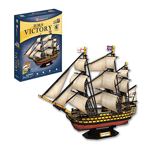 CubicFun T4019h HMS Victory Puzzle, 189 Pieces