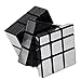 YKL WORLD Sliver Mirror 3x3x3 Speed Magic Cube Puzzles, ABS Ultra-Smooth Master Speed Twist Cube,Brain Teaser Toys & Christmas Birthday Gifts
