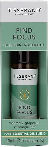 Tisserand Focus Aromatherapy Roller Ball Essential Oil 10ml view 3