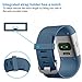 CreateGreat Bands Compatible Fitbit Surge,Replacement Band Strap for Fitbit Surge Watch Fitness Tracker Original Wrist Band Accessories Small&Large (1, Small(5.5