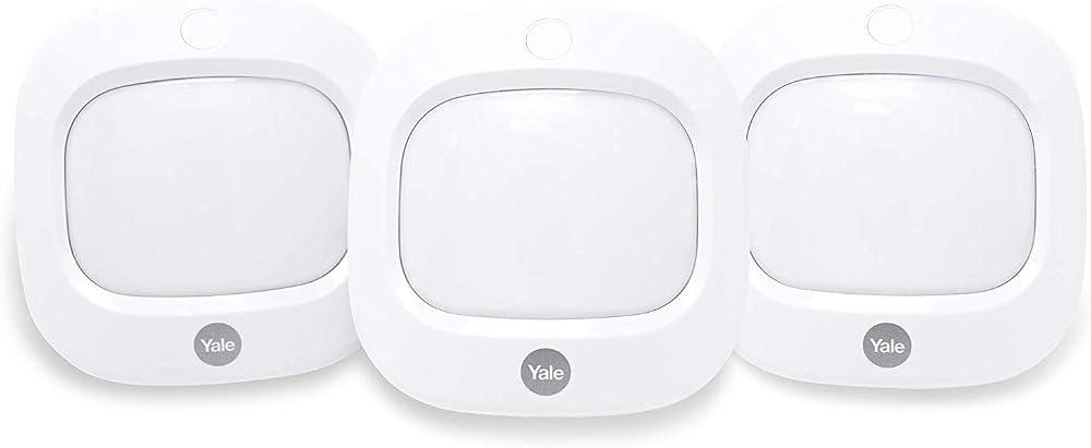 Yale AC-3PIR Sync Alarm Motion Detector 3 Pack 200m Range