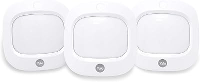 Yale AC-3PIR Sync Alarm Motion Detector 3 Pack 200m Range
