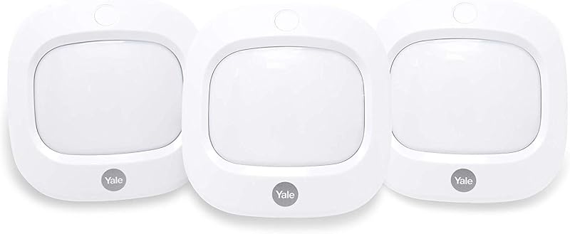 Yale AC-3PIR Sync Alarm Motion Detector 3 Pack 200m Range