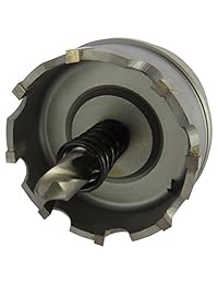 Drill America CTH broca de copa con punta de carburo (5 8 pulgada   4 pulgadas, 3 16 pulgada   corte de 1 pulgada de profundidad), acabado brillante, 3", Acero inoxidable, 1