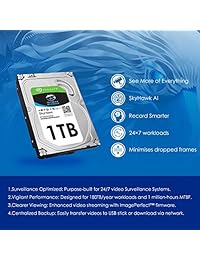 ZOSI HD-TVI DVR HD grabadora híbrida de seguridad con capacidad 4 en 1 (analógica AHD TVI CVI), sistema de vigilancia, detección de movimiento, control remoto, alarma electrónica, sin disco duro