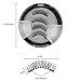 Double Magnetic False Eyelashes, CBoner 3D Fiber Magnetic Eyelashes Lengthened - Reusable, Professional Permanent Natural Eyelashes -(2 Pairs /4 eyelashe