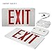 eTopLighting [2PACK] LED Exit Sign, Red Letter Emergency Exit Light, AGG2538