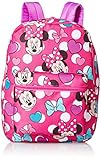 Disney Little Girls Minnie Mouse Print Backpack, Pink, One Size