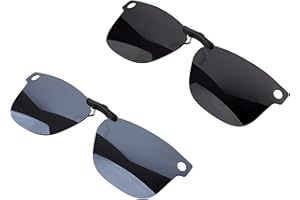 OOWLIT Polarized Clip on Sunglass for Ray-Ban Meta Eyewear Frames, Universal Fit for Men & Women