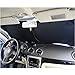 Big Hippo Front Car Sun Shade Windshield, Jumbo/Standard Sunshade Keeps Vehicle Cool UV Ray Sun Visor Protector Sunshades - Easy to Use Folding Sun Shade - Silver(Size: 63.3 X 35inch)