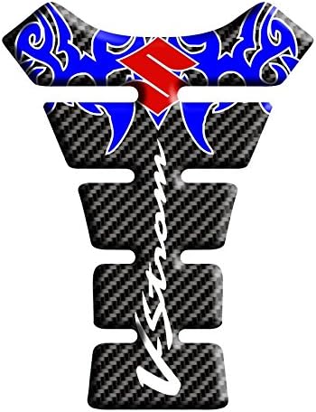 Tankpad Motorcycle Wire Pattern Tank Compatible Suzuki V STORM 'Polymer 3d 20 cm x 14 cm