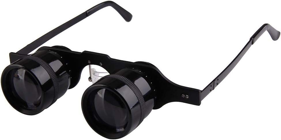 Wiixiong Professional 10x34 Ultralight 66g Hands-Free Binocular Glasses for Fishing Bird Watching Sight Seeing Portable Binoculars Telescope