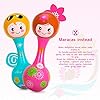 EastSun-Baby-Musical-Instruments-Sensory-Toy EastSun Sensory toys for Babies - Rattle Toy Set with Maracas, Sand Eggs, Tambourine for Musical Instrument Early…
