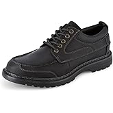 DOCKERS Overton Mens Leather Oxford Shoes Rugged Casual Shoes for Men with Stain Defender - Wide Widths Available