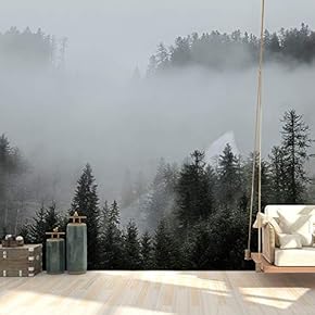 Wall Mural Forest Removable Wallpaper Wall Sticker for Bedroom Living Room - 66x96 inches