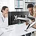 Loctek D7D Dual Monitor Mount LCD Arm for 10-27 inches Computer Screen Heavy Duty Swivel Desk Mounts Height Adjustable Gas Spring