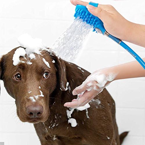 Pet Shower Sprayer, 2-IN-1 Unit Pet Bathing Grooming Tool,Massage Grooming,Indoor and Outdoor Use for Pet Dog Cat