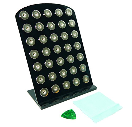Ladieshow Acrylic Snap Button Jewelry Display Board for Larger Size 12mm 18mm 20mm Button