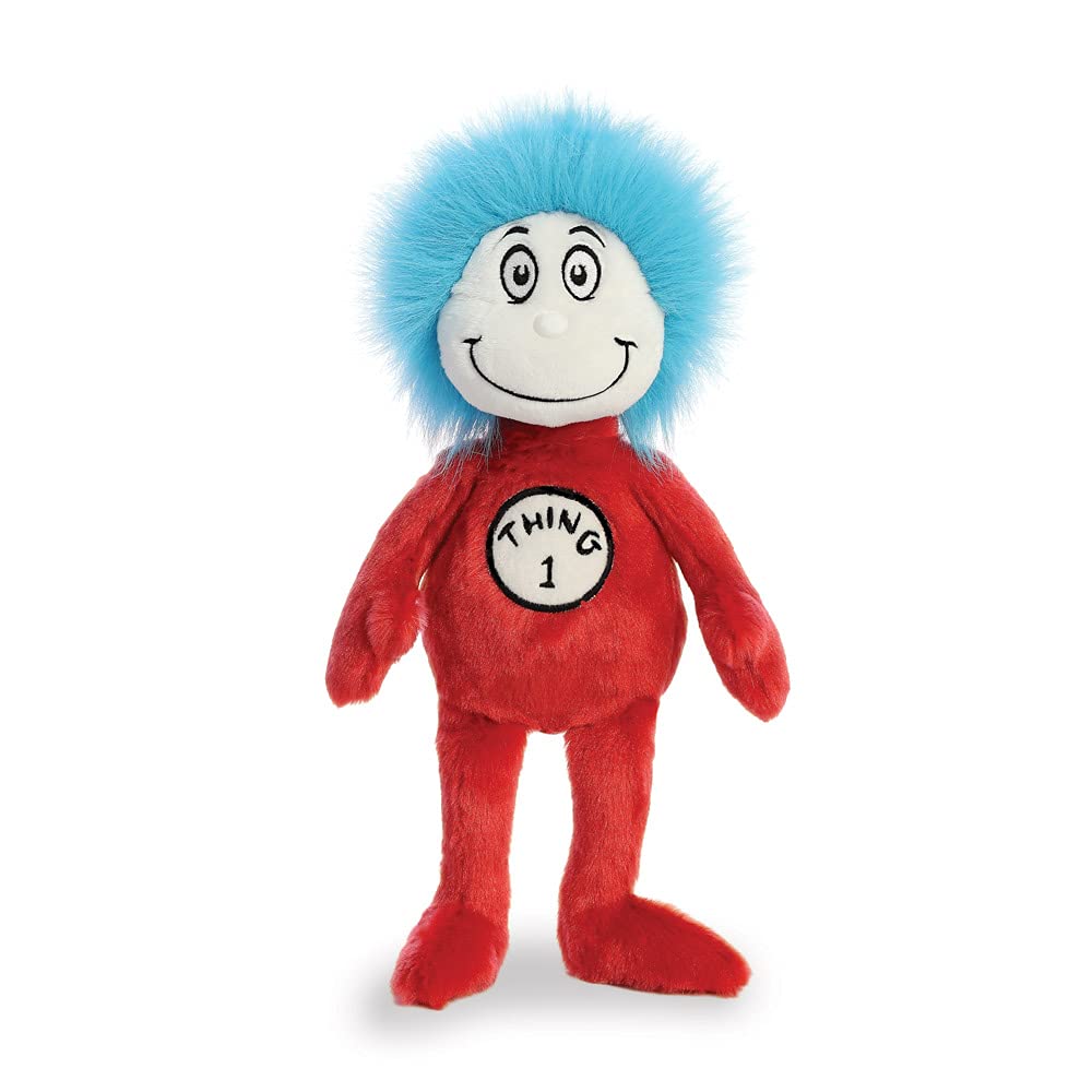 Aurora, 15912, Dr Suess, Thing 1, 8In, Soft Toy, (Red, Blue, White)