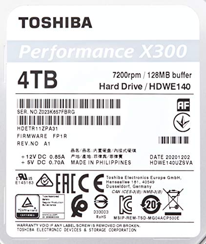 Toshiba X300 4TB 7200RPM 128MB 3.5' SATA, Sliver - Image 7