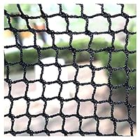 Knotless Polyester Net Banister Balcony Stairs Safety Rail Pet Mesh Railing Netting Golf Football Baseball Tennis Course Net Outdoor Garden Protection Netting Black (Size : 1x6m)