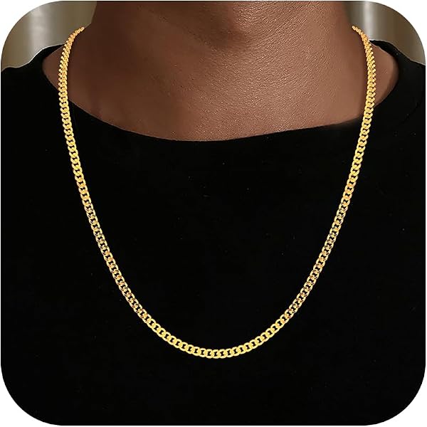 Men's Box Chain Necklace - Stainless Steel 2/4/6/8mm Widths 14-30 Inch Lengths