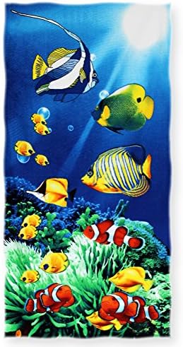 SURPRISE PIE Cool Fish Beach Towels for Teens Girls