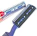 ALAZCO Pet DOG CAT Hair Trimmer With COMB 2 Razor Cutting NEW Noise Buzz Free BLUE