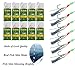thkfish Sabiki Fishing Rigs Freshwater Saltwater Beach Fish Skin Sabiki Feather Bait Rigs 10Packs(10bags) #16-#20