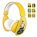 MindKoo Kids Wireless Headphones Bluetooth Over-Ear Headset with DIY Cartoon Stickers Foldable Volume Limiting Earphone for Children primary