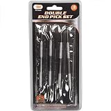 IIT 21600 4 PC. Double Ended Pick And Hook Set