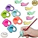 GOLDFIS Pencil Grips for Kids Handwriting Silicone - Pencil Grips Posture Correction Training Writing Aids Claw for Kids Adults Students Special Needs Lefties or Righties (12PCS)