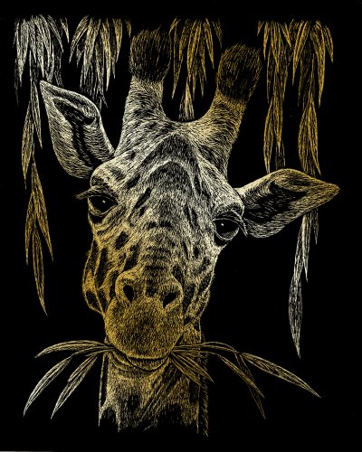 Royal and Langnickel Gold Engraving Art, Giraffe