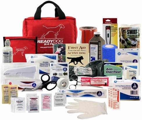 eXtreme Products Dog First Aid Kit for Dogs and Puppies Optimal Dog Health Solution - Camping Hiking Training Fishing Rescue Hunting etc - K9 Tactical Trauma Kit P/n 2201