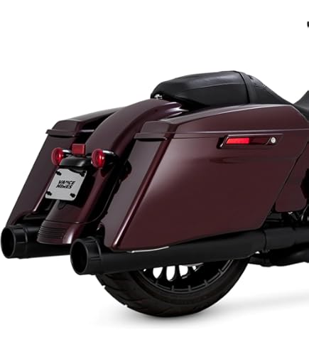 Amazon.com: Vance & Hines 46714 Black Eliminator 400 Slip-on