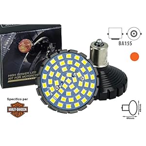 CARALL MA8148 LED-lamp BA15S 1156, compatibel met Harley Davidson motorfietsen, Canbus Error Free, niet-polair, 48 SMD…